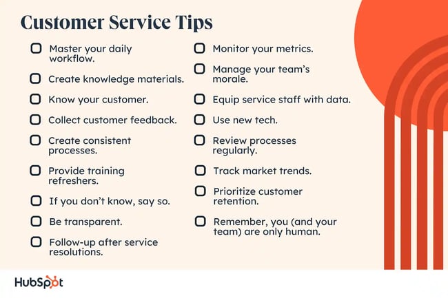 customer service tips